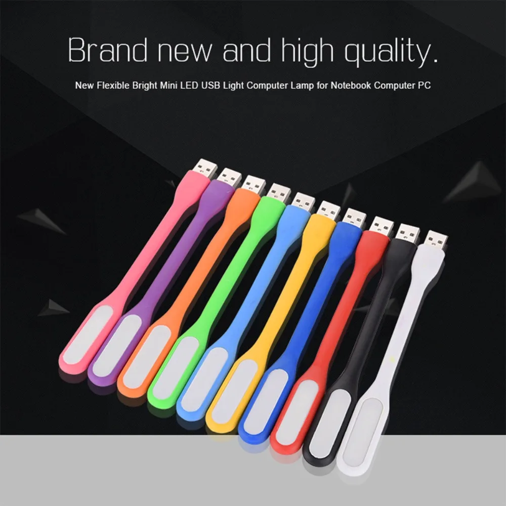 NDTUSMZ USB Night Light Flexible Portable Mini Lamp Bulbs Tubes Colorful Book Power Bank PC Laptops Notebook Reading Lights
NDTUSMZ USB Night Light Flexible Portable Mini Lamp Bulbs Tubes Colorful Book Power Bank PC Laptops Notebook Reading Lights