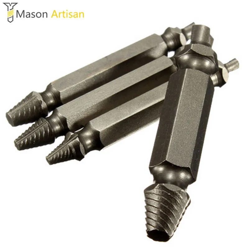 4Pcs/Set Broken Bolt Remover Damaged Bolt Removal Screw Extractor for Electric Tools Drill Guide Screwdrivre Bits Set
4Pcs/Set Broken Bolt Remover Damaged Bolt Removal Screw Extractor for Electric Tools Drill Guide Screwdrivre Bits Set