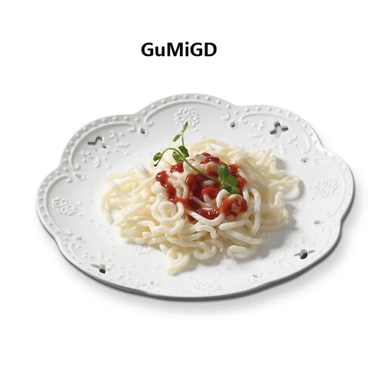 New 2018 White Lace Bone-China Dishes & Plates Round embossed ceramic tableware dessert/fruit /cake plate
New 2018 White Lace Bone-China Dishes & Plates Round embossed ceramic tableware dessert/fruit /cake plate