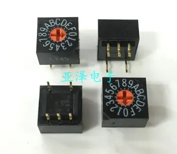 5PCS/LOT MKK rotary dial switch, 16 shift, 0-F rotary encoding switch, SRJ-16, positive code 3:2
5PCS/LOT MKK rotary dial switch, 16 shift, 0-F rotary encoding switch, SRJ-16, positive code 3:2