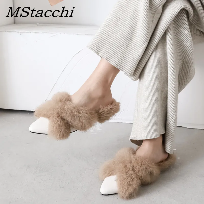 MStacchi 2019 New Female Fashion Pointed Toe Flat Shoes Woman Warm Plush Boots Genuine Leather + Rabbit Hair Lovely Women Shoes
MStacchi 2019 New Female Fashion Pointed Toe Flat Shoes Woman Warm Plush Boots Genuine Leather + Rabbit Hair Lovely Women Shoes