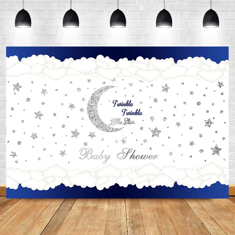 NeoBack Siver Moon Twinkle Twinkle Little Star Baby Shower Photography Background Gender reveal Surprise Background for Photo
NeoBack Siver Moon Twinkle Twinkle Little Star Baby Shower Photography Background Gender reveal Surprise Background for Photo