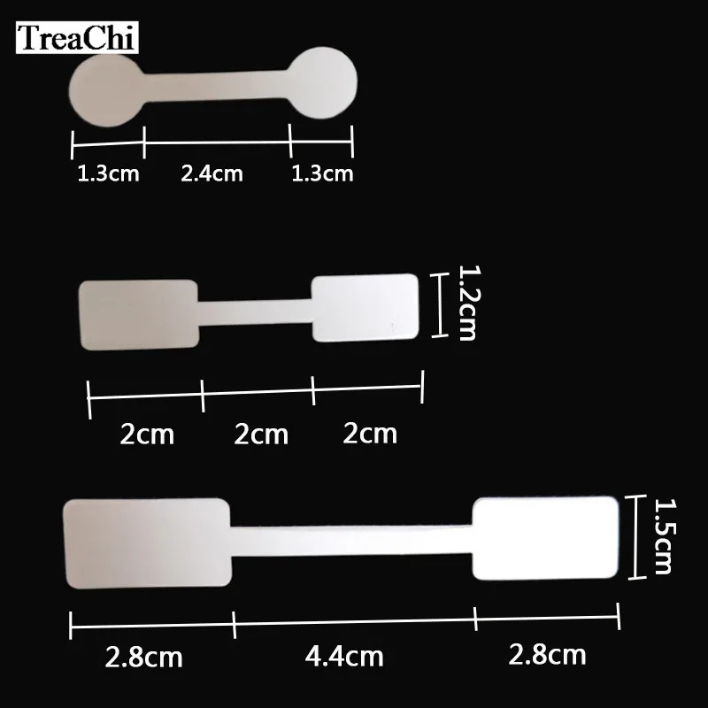 Wholesale Adhesive Paper Jewelry Tag White Dumbbell Ring Tag Rectangle Jewelry Sticker Label Tag 50pcs/100Pcs
Wholesale Adhesive Paper Jewelry Tag White Dumbbell Ring Tag Rectangle Jewelry Sticker Label Tag 50pcs/100Pcs