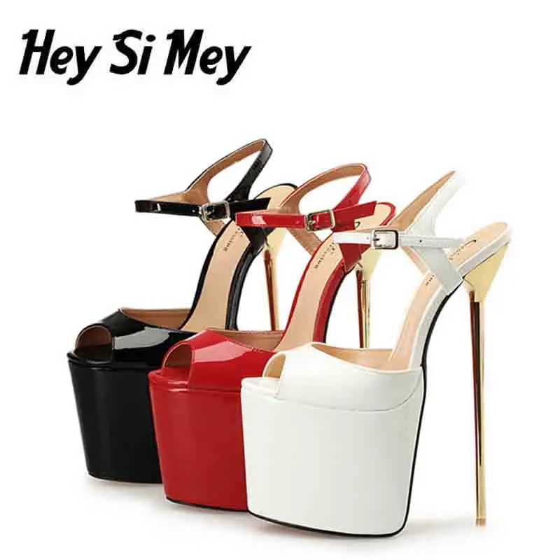 Big Size 40-50 Women Shoes patent leather high heels fish mouth fashion super waterproof platform superfine heels banquet pumps
Big Size 40-50 Women Shoes patent leather high heels fish mouth fashion super waterproof platform superfine heels banquet pumps