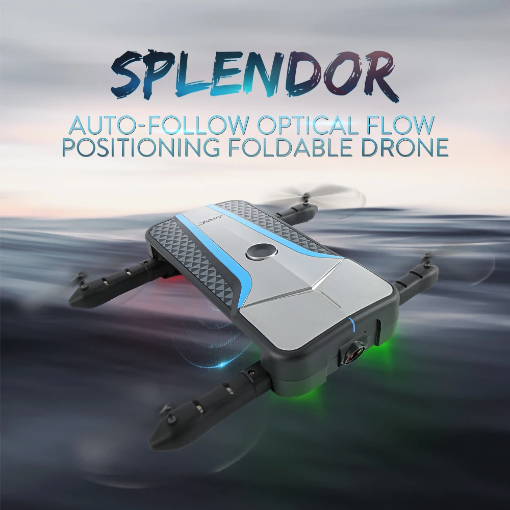 Fodldable Helicopter with 720p Camera JJRC H62 Wifi FPV Drone Auto-Follow Optical Positioning Quadcopter RC Quadcopter
Fodldable Helicopter with 720p Camera JJRC H62 Wifi FPV Drone Auto-Follow Optical Positioning Quadcopter RC Quadcopter