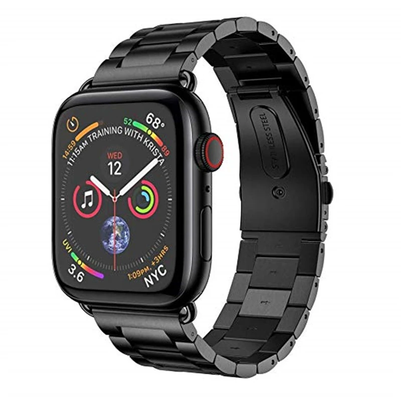 Watchband for Apple Watch 4 Band 42mm 44mm Stainless Steel Metal Replacement wrist Strap for iWatch Series 3/2/1 38mm 40mm belt
Watchband for Apple Watch 4 Band 42mm 44mm Stainless Steel Metal Replacement wrist Strap for iWatch Series 3/2/1 38mm 40mm belt