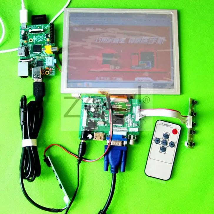HDMI+VGA +AV of LCD driver board+ AT080TN52 800*600+Remote Control And Receiver +OSD Keypad With Cable+ Touch Panel
HDMI+VGA +AV of LCD driver board+ AT080TN52 800*600+Remote Control And Receiver +OSD Keypad With Cable+ Touch Panel