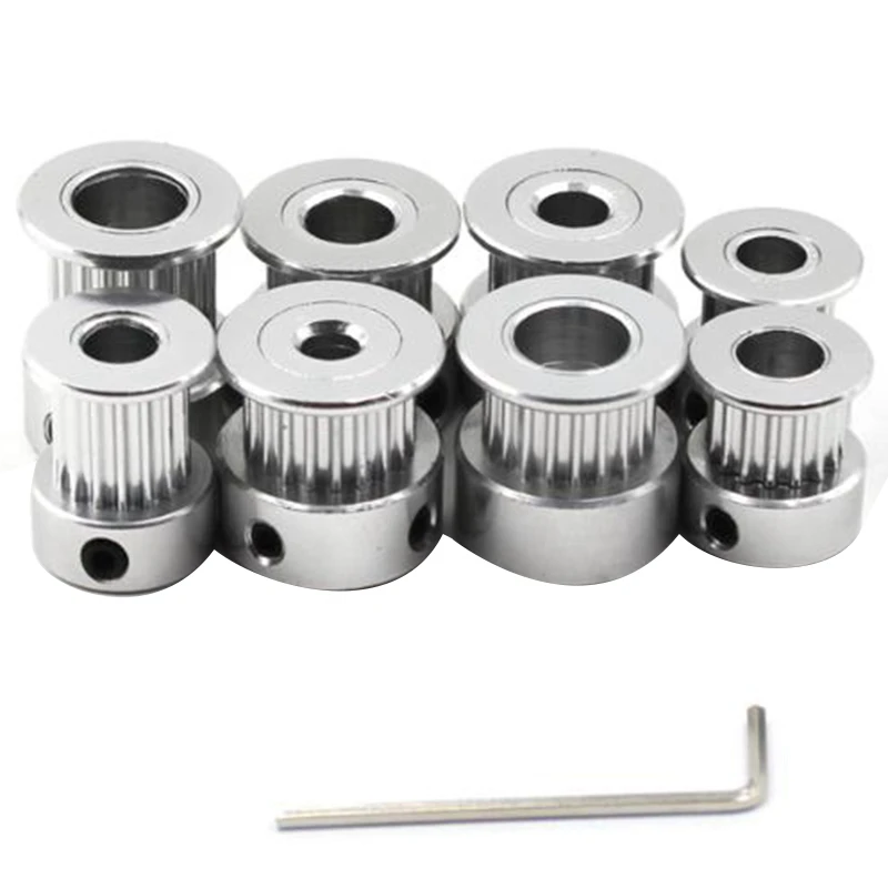 3D Printer Parts Gt2 Timing Pulley 2Gt 20 Teeth Aluminum Bore Synchronous Wheels Gear Part Gt2 Timing Belt Pulley With Wrench
3D Printer Parts Gt2 Timing Pulley 2Gt 20 Teeth Aluminum Bore Synchronous Wheels Gear Part Gt2 Timing Belt Pulley With Wrench