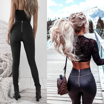 Brand New Fashion Women Clothes PU Pants Skinny Faux Leather Stretch High Waist Trousers Black Pants New Fashion Style
Brand New Fashion Women Clothes PU Pants Skinny Faux Leather Stretch High Waist Trousers Black Pants New Fashion Style