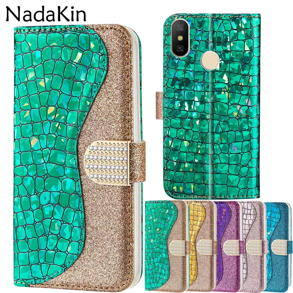 Luxury Rhinestone Diamond Clasp Book Case for Xiaomi Redmi Note 6 Pro Flip Cover Shell Snake Skin Texture
Luxury Rhinestone Diamond Clasp Book Case for Xiaomi Redmi Note 6 Pro Flip Cover Shell Snake Skin Texture