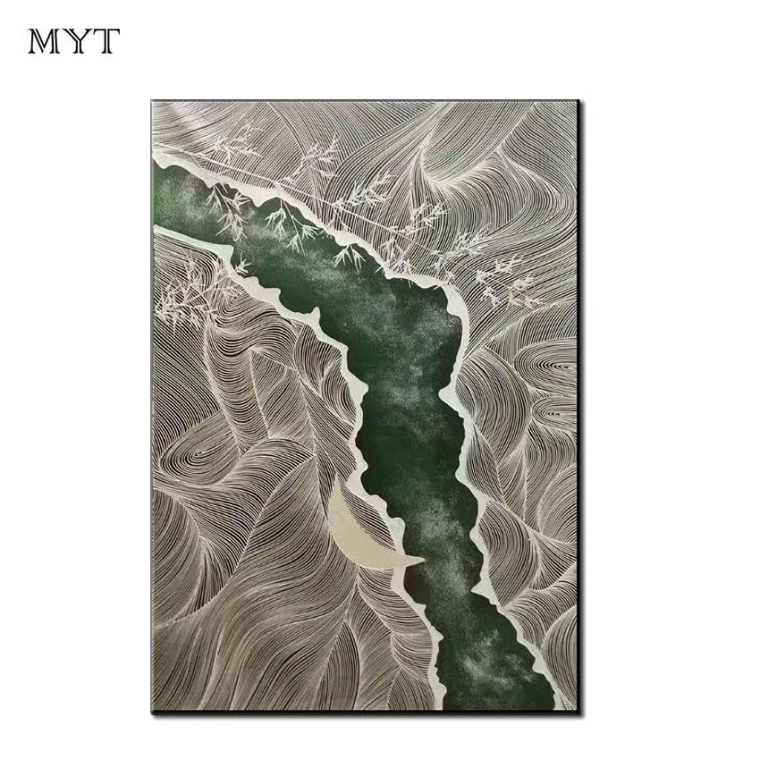MYT оригинальная картина 1 панель современное настенное искусство украшение для