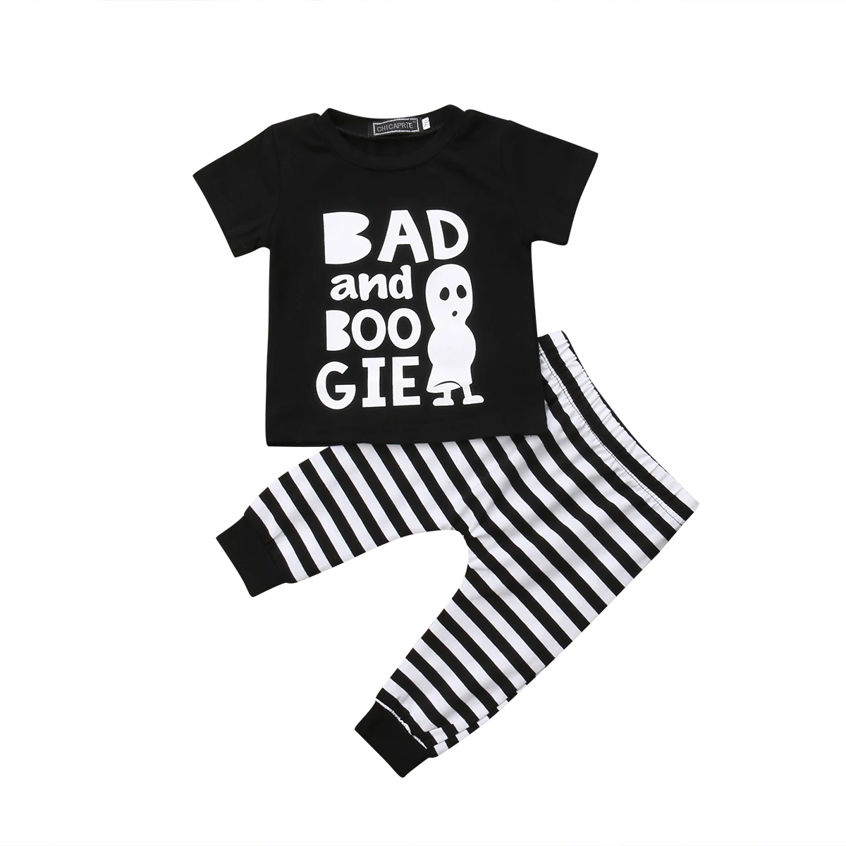 Фото 2018 хлопковая футболка для новорожденных мальчиков и девочек длинные штаны в