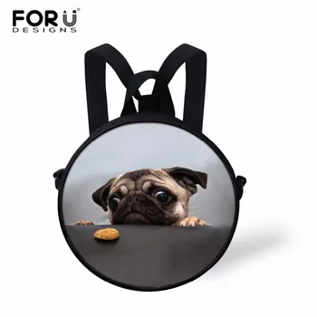 FORUDESIGNS Animal Pattern Preschool Kindergarten Bookbag Cute Dog Kid Small Round Bag Girl Boy Shoulder Bag with Handle Mochila
FORUDESIGNS Animal Pattern Preschool Kindergarten Bookbag Cute Dog Kid Small Round Bag Girl Boy Shoulder Bag with Handle Mochila