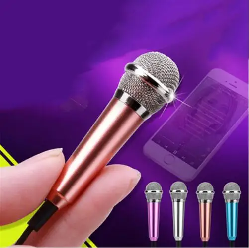 3.5mm Wired Clip On Mini Lapel Mini Headset Microphone For Phone&Laptop Sing Song Karaoke Microphone Silver/Pink/Gold/Blue
3.5mm Wired Clip On Mini Lapel Mini Headset Microphone For Phone&Laptop Sing Song Karaoke Microphone Silver/Pink/Gold/Blue