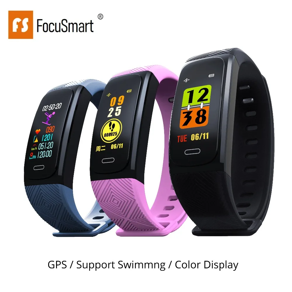 Focus Smart UW200 Smart Bracelet GPS IP68 professional waterproof Color display screen Heart Rate Smart Wristband Sleep Monitor
Focus Smart UW200 Smart Bracelet GPS IP68 professional waterproof Color display screen Heart Rate Smart Wristband Sleep Monitor