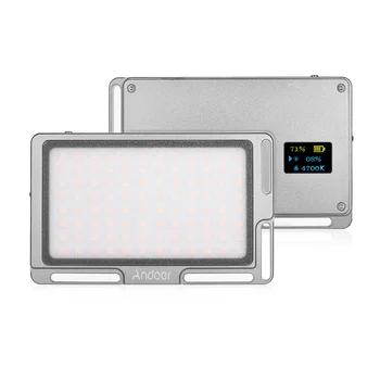 Andoer Portable LED Video Light Panel Camera Fill Light Battery with OLED Screen for DSLR Cameras Smartphone Photo Shooting
Andoer Portable LED Video Light Panel Camera Fill Light Battery with OLED Screen for DSLR Cameras Smartphone Photo Shooting