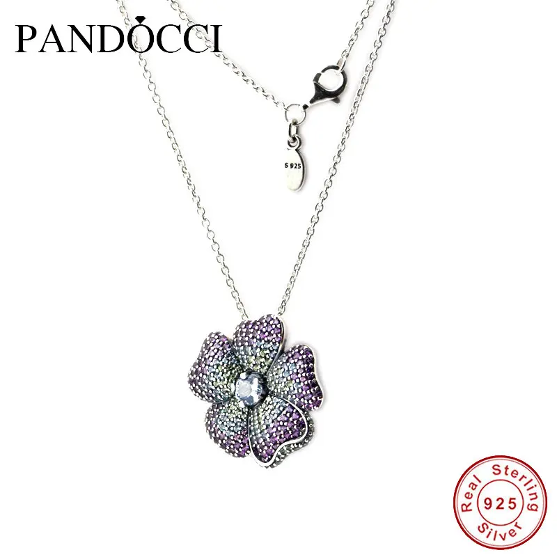 100% 925 Sterling Silver Jewelry Glorious Bloom Pendant Necklace with Multi-Colored CZ 2018 Spring Collections PANDOCCI
100% 925 Sterling Silver Jewelry Glorious Bloom Pendant Necklace with Multi-Colored CZ 2018 Spring Collections PANDOCCI