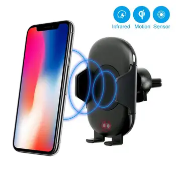 Qi Car Air Vent Wireless Charger For iPhone 8 Xs Max Xr For Samsung S10 S8 S9 plus Automatic Infrared Sensor Wireless Charging
Qi Car Air Vent Wireless Charger For iPhone 8 Xs Max Xr For Samsung S10 S8 S9 plus Automatic Infrared Sensor Wireless Charging