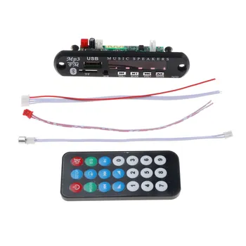 Wireless Handsfree Bluetooth MP3 Player Decoder Board Car FM Radio Module Support FM TF USB AUX Audio 5V/12V For Car speaker
Wireless Handsfree Bluetooth MP3 Player Decoder Board Car FM Radio Module Support FM TF USB AUX Audio 5V/12V For Car speaker