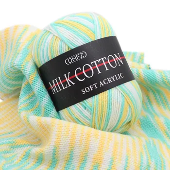 500g Gradient Dyed Color Milk Cotton Yarn Soft Acrylic Hand DIY Children Baby Sweater Coat Wool Yarn for Knitting
500g Gradient Dyed Color Milk Cotton Yarn Soft Acrylic Hand DIY Children Baby Sweater Coat Wool Yarn for Knitting