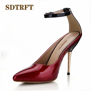 SDTRFT Summer Stilettos 11cm Thin Heels Hollow Out shoes woman sexy Buckle SM sandalias mujer Brautschuhe pumps US4-10 11 12
SDTRFT Summer Stilettos 11cm Thin Heels Hollow Out shoes woman sexy Buckle SM sandalias mujer Brautschuhe pumps US4-10 11 12
