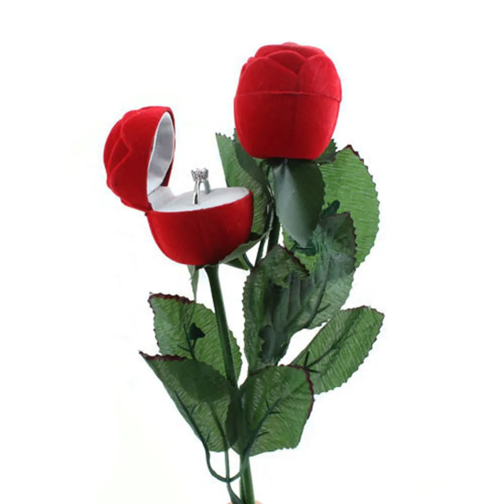 1pc Red Rose Flower Velvet Jewelry Storage Box Engagement Ring Wedding Display Surprise Case Confession To Your Lover 23May 31
1pc Red Rose Flower Velvet Jewelry Storage Box Engagement Ring Wedding Display Surprise Case Confession To Your Lover 23May 31