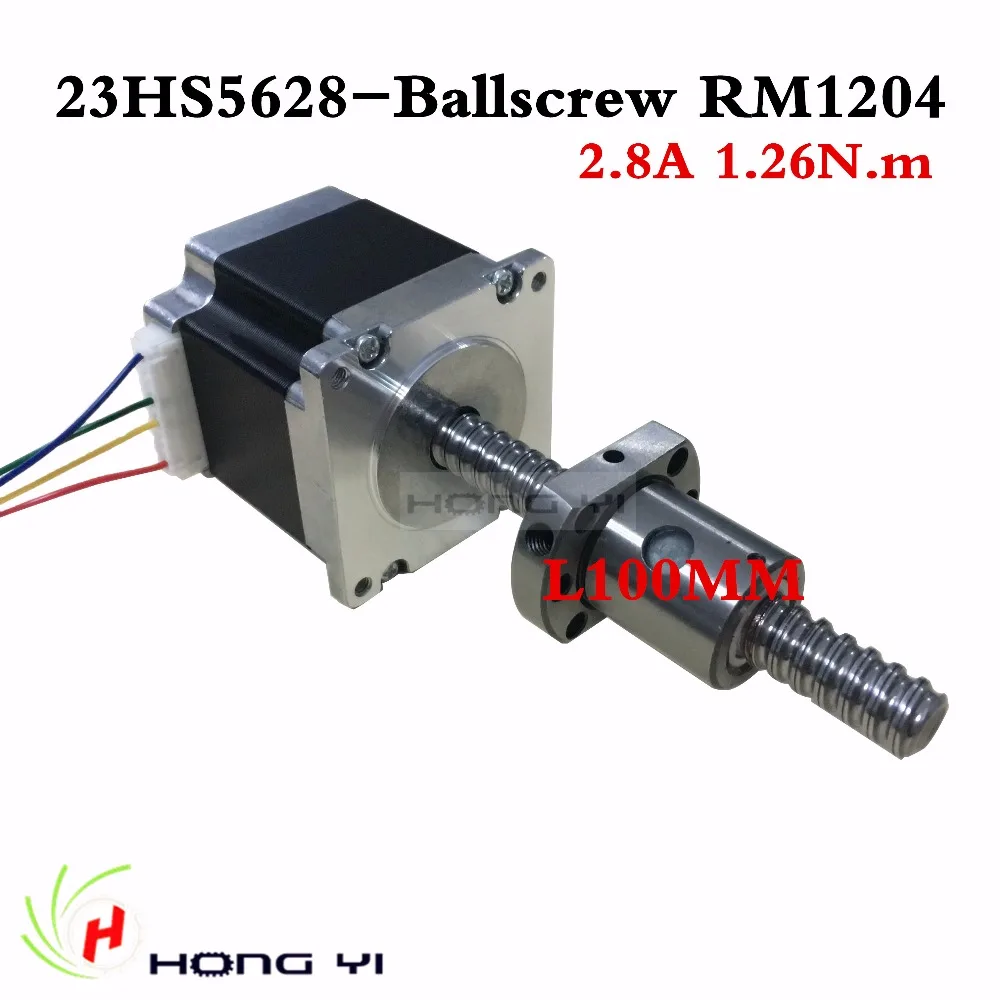 Free shipping 4-lead ballscrew sfu1204 L 100MM Nema 23 23HS5628 Stepper Motor 57 motor NEMA23 Stepper Motor 2.8A for 3D printer
Free shipping 4-lead ballscrew sfu1204 L 100MM Nema 23 23HS5628 Stepper Motor 57 motor NEMA23 Stepper Motor 2.8A for 3D printer