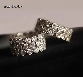 Sexy Alluring Designer CZ Diamonds Ring,Exquisite Stainless Steel with Clear Stones,High Quality 3 Rows Clear Zircon Stones Ring
Sexy Alluring Designer CZ Diamonds Ring,Exquisite Stainless Steel with Clear Stones,High Quality 3 Rows Clear Zircon Stones Ring
