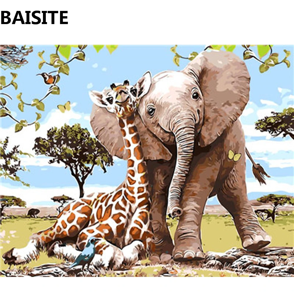 BAISITE DIY Framed Oil Painting By Numbers Animal Pictures Canvas Painting For Living Room Wall Art Home Decor S034
BAISITE DIY Framed Oil Painting By Numbers Animal Pictures Canvas Painting For Living Room Wall Art Home Decor S034