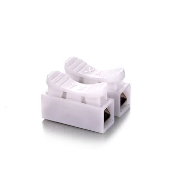 50Pcs/Lot New Electrical 2 Pins Cable Connectors White CH2 Quick Splice Lock Wire Terminals For Led Strip Wholesale
50Pcs/Lot New Electrical 2 Pins Cable Connectors White CH2 Quick Splice Lock Wire Terminals For Led Strip Wholesale