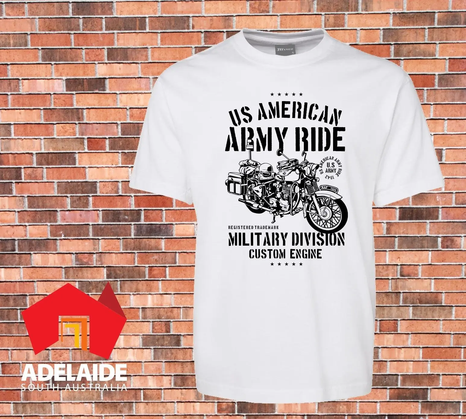 2019 Fashion T-shirt US America Army Ride Military Division Vintage Retro Design Tee shirt | Мужская одежда
