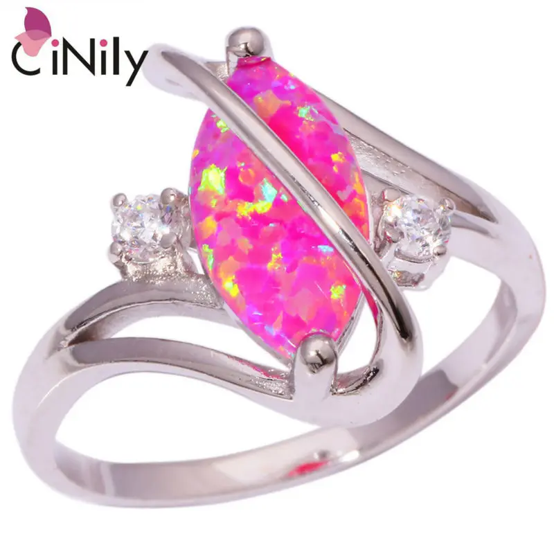 Hot ! Unique & Elegant Wholesale & Retail For Women Jewelry Pink Fire Opal & Cubic Zirconia Silver Ring Size 6 6.5 7 8 9 OJ7106
Hot ! Unique & Elegant Wholesale & Retail For Women Jewelry Pink Fire Opal & Cubic Zirconia Silver Ring Size 6 6.5 7 8 9 OJ7106