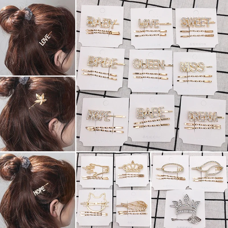 CeownLHair Clips Zircon 2PCS/3PCS/Set Wing Golden Crystal Letters Leaf Simple Wedding Heart INS Style Silver Scissor Hand
CeownLHair Clips Zircon 2PCS/3PCS/Set Wing Golden Crystal Letters Leaf Simple Wedding Heart INS Style Silver Scissor Hand