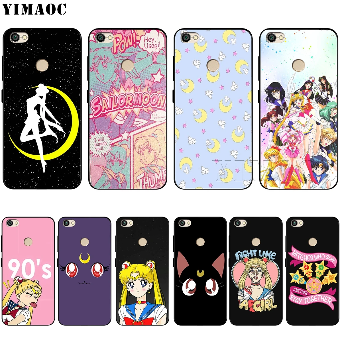 YIMAOC Sailor Moon Silicone Case for Xiaomi Redmi Note 4 4x 4a 5 5a 6 8 Pro Prime Plus
YIMAOC Sailor Moon Silicone Case for Xiaomi Redmi Note 4 4x 4a 5 5a 6 8 Pro Prime Plus
