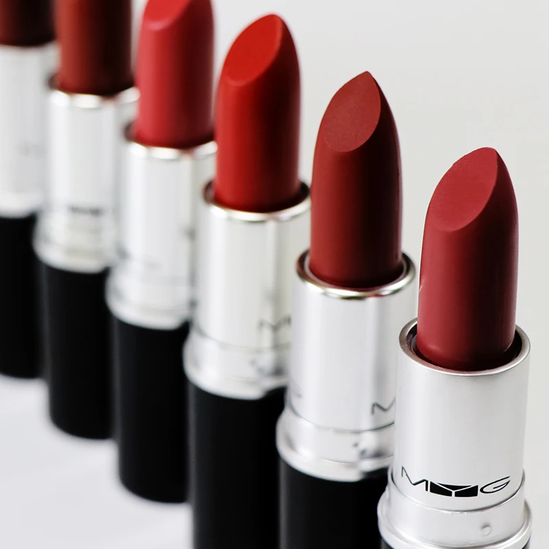 MYG High Quality Matte Lipstick Makeup Diva Ruby woo Angel Chili Beauty Color Lipstick
MYG High Quality Matte Lipstick Makeup Diva Ruby woo Angel Chili Beauty Color Lipstick