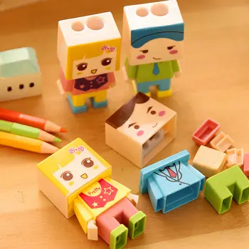 1pcs Double Hole Cartoon Villain DIY / Pencil Sharpener Boys Girls Assembled School Supplies
1pcs Double Hole Cartoon Villain DIY / Pencil Sharpener Boys Girls Assembled School Supplies