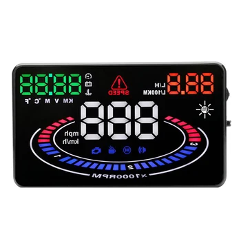 E300 5.5" OBD2 Car HUD GPS Car Head Up Display Temperature overspeed Alarm Overspeed Warning Windshield Projector Alarm System
E300 5.5" OBD2 Car HUD GPS Car Head Up Display Temperature overspeed Alarm Overspeed Warning Windshield Projector Alarm System