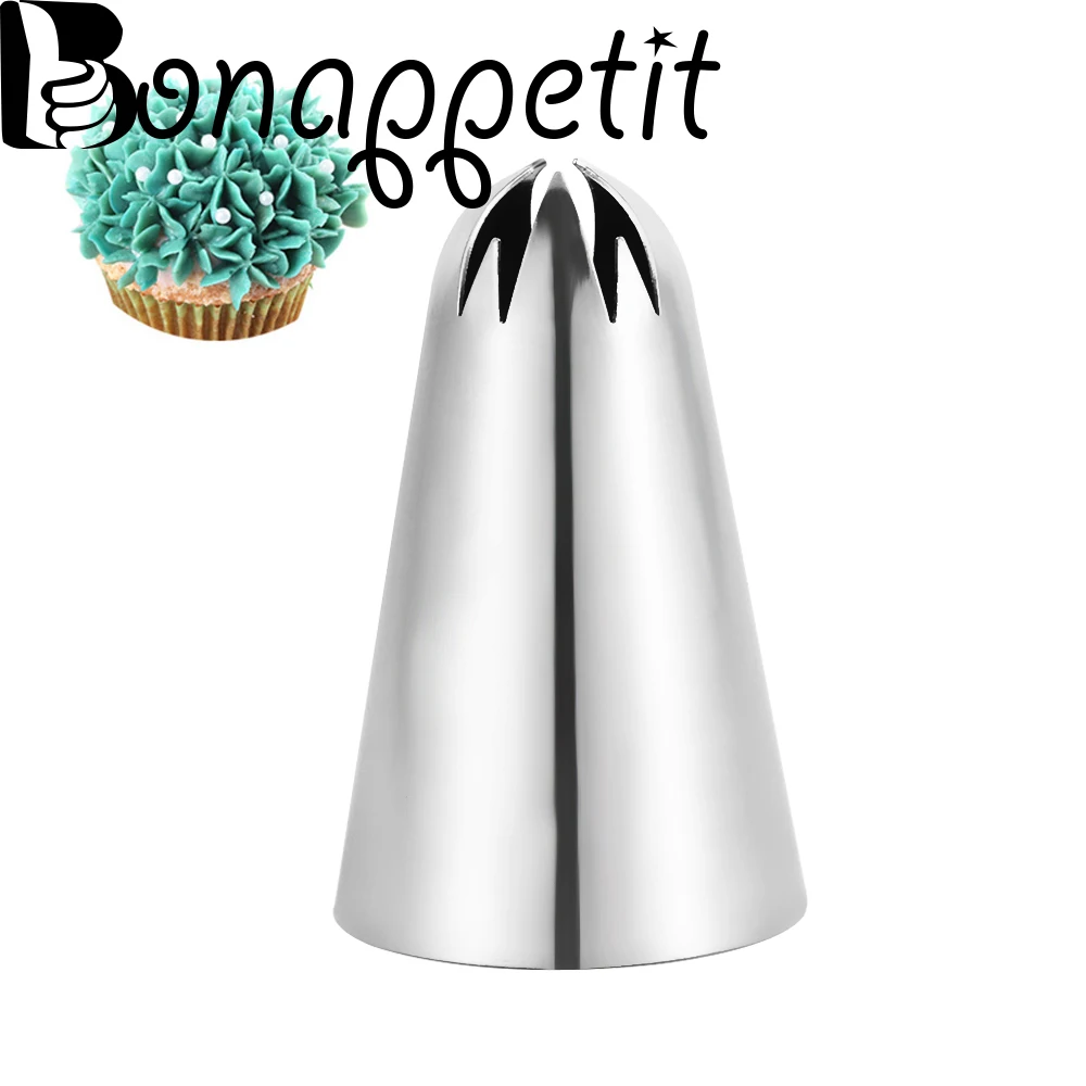 1PC #2F Cherry Blossoms DIY Ice Cream Cupcake Piping Nozzles Stainless Steel Pastry Tips Nozzle Bakery Cake Decoration Tool
1PC #2F Cherry Blossoms DIY Ice Cream Cupcake Piping Nozzles Stainless Steel Pastry Tips Nozzle Bakery Cake Decoration Tool