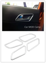 For Hyundai Creta ix25 Cantus 2014 2015 2016 2017 ABS Interior Door Handle Bowl Frame Cover Trim 4pcs Car Styling accessories!