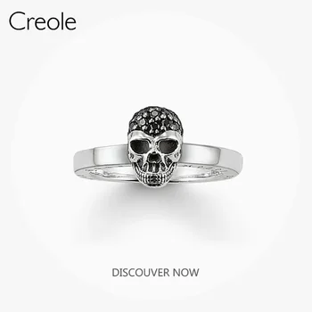 Fabulous Ring Feminine Skull,2019 Brand 925 Sterling Silver Fashion Jewelry Carpe Diem Dazzle and Emphasises Gift For Women 
Fabulous Ring Feminine Skull,2019 Brand 925 Sterling Silver Fashion Jewelry Carpe Diem Dazzle and Emphasises Gift For Women