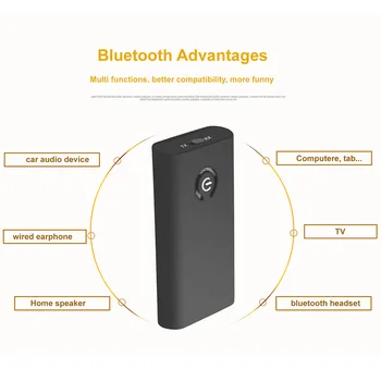 2018 new 2 and 1 bluetooth wireless audio transmission receiver 3.5mm interface music adapter for home TV PC
2018 new 2 and 1 bluetooth wireless audio transmission receiver 3.5mm interface music adapter for home TV PC