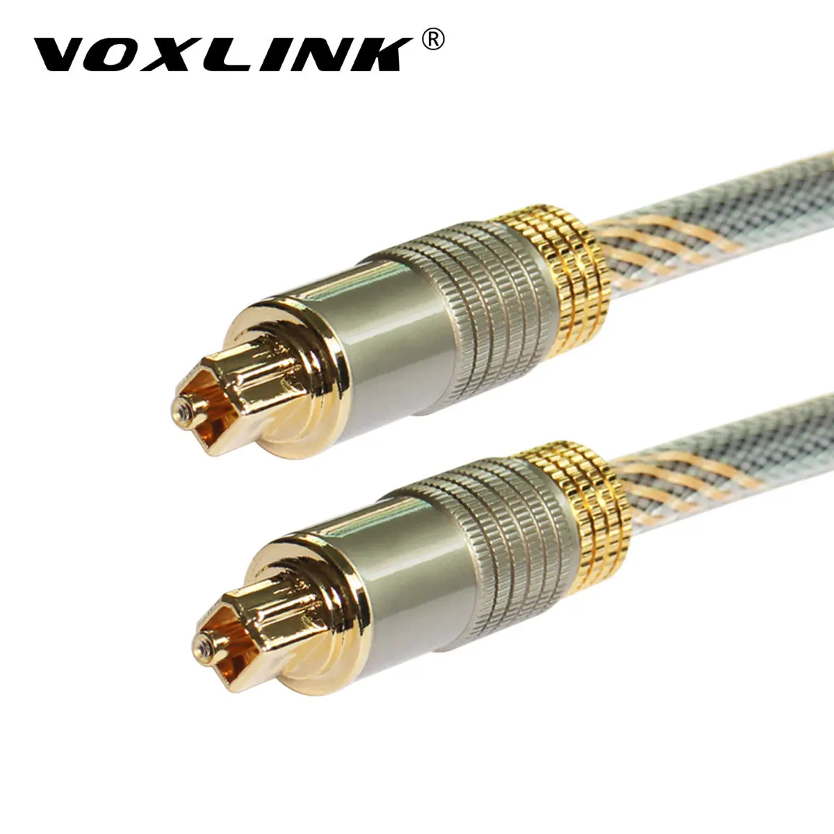 Image VOXLINK High quality 1m 1.5m 3m Optical Toslink Cable Optical Fiber Audio Cable Digital Audio toslink cable for Blu Ray PS3 XBOX
