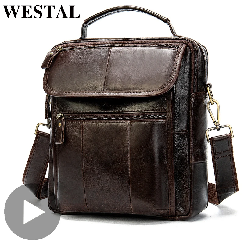Westal Crazy Horse Shoulder Messenger Women Men Bag Genuine Leather Office Business Work Briefcase For Small Handbag Male Female
Westal Crazy Horse Shoulder Messenger Women Men Bag Genuine Leather Office Business Work Briefcase For Small Handbag Male Female