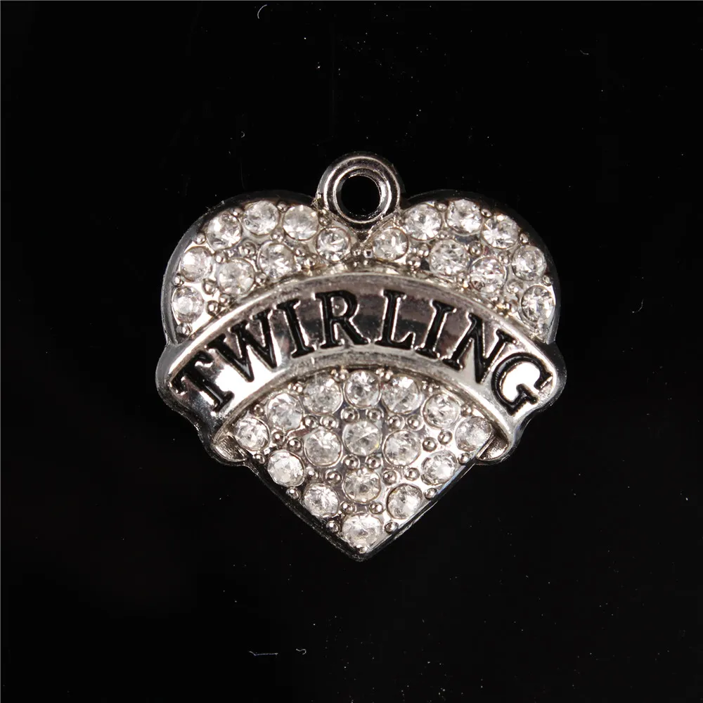 High quality Love Heart Clear Crystal Twirling Charms Pendant For DIY Necklace Bracelet Keychain Party Fashion Jewelry Best Gift
High quality Love Heart Clear Crystal Twirling Charms Pendant For DIY Necklace Bracelet Keychain Party Fashion Jewelry Best Gift
