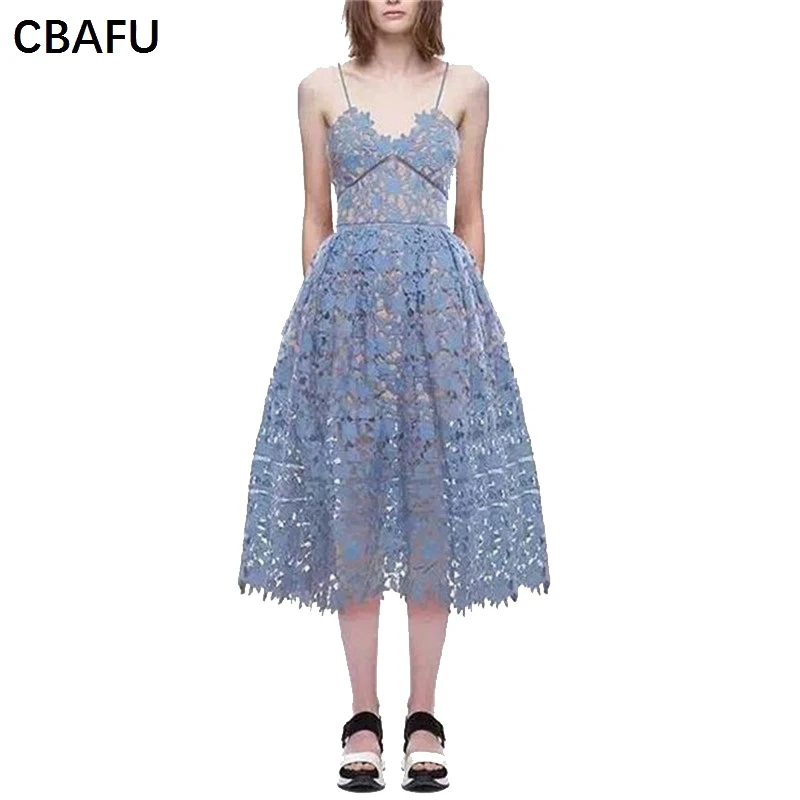 CBAFU Long paarty dress women brand designer lace dress spaghetti strap sexy v neck summer dresses self portrait sress X067
CBAFU Long paarty dress women brand designer lace dress spaghetti strap sexy v neck summer dresses self portrait sress X067