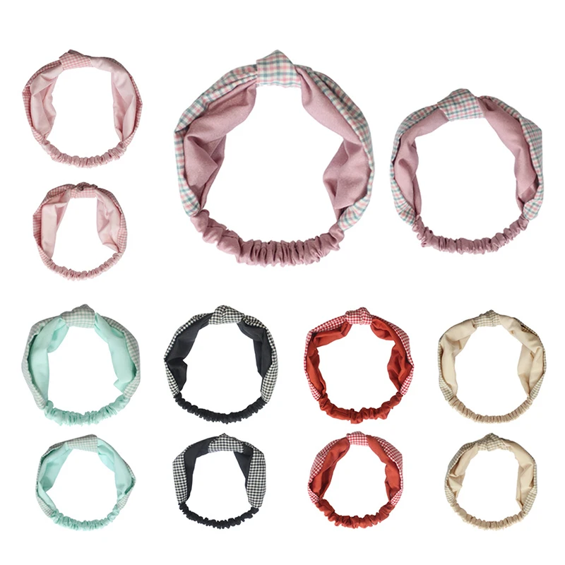 2pcs Baby Girls Tie Knot Turban Knotted Headbands Plaid Parent-child Hair Bands Cotton 6 Color Girls Pretty Mama Child Newborn
2pcs Baby Girls Tie Knot Turban Knotted Headbands Plaid Parent-child Hair Bands Cotton 6 Color Girls Pretty Mama Child Newborn