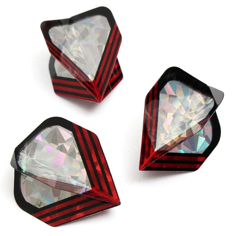 Hot Sale 3Pcs/lot Crystal PET Darts Flights Laser Tail Wing Red & Silver (Wings Only) Harrows Throwing Toy For Darts Gaming
Hot Sale 3Pcs/lot Crystal PET Darts Flights Laser Tail Wing Red & Silver (Wings Only) Harrows Throwing Toy For Darts Gaming