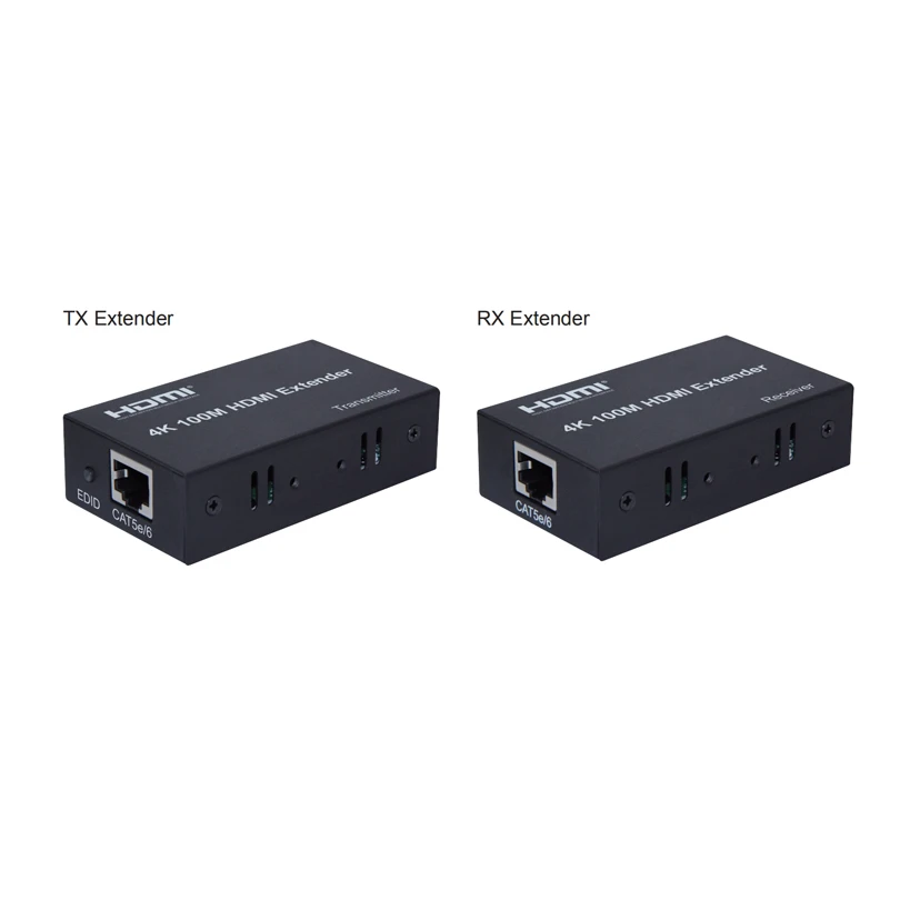 HD 4K 100M HDMI Extender RJ45 Ports to 100M HDMI 1.4 Extender Extension Over CAT 5e / 6 Cat5e/6 UTP LAN Ethernet Cable Converter
HD 4K 100M HDMI Extender RJ45 Ports to 100M HDMI 1.4 Extender Extension Over CAT 5e / 6 Cat5e/6 UTP LAN Ethernet Cable Converter