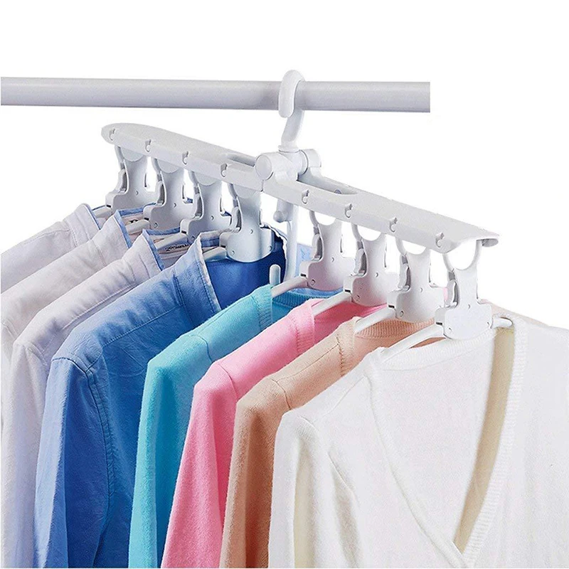 8-axis Plastic Hanger Multifunctional Telescopic Hanger 360 degrees Rotation Folding Clothes Storage Wardrobe Organizer -FZ
8-axis Plastic Hanger Multifunctional Telescopic Hanger 360 degrees Rotation Folding Clothes Storage Wardrobe Organizer -FZ