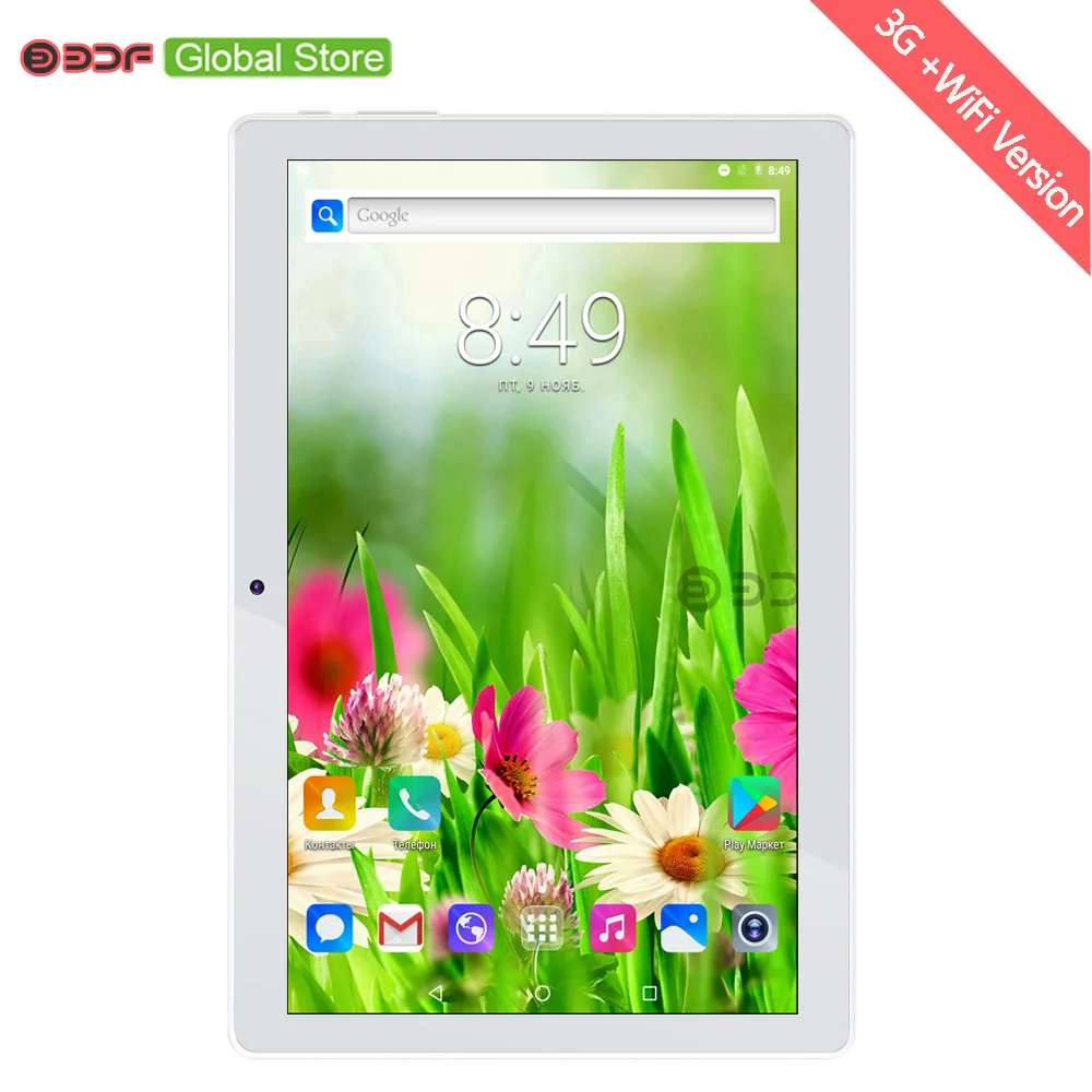 BDF K960N 10 Inch 4GB RAM 32GB ROM Android 7.0 Sim Card Phone Call Tablets Pc MTK6580 Quad Core 2G 3G GPS 1280*800 Tablet PC
BDF K960N 10 Inch 4GB RAM 32GB ROM Android 7.0 Sim Card Phone Call Tablets Pc MTK6580 Quad Core 2G 3G GPS 1280*800 Tablet PC